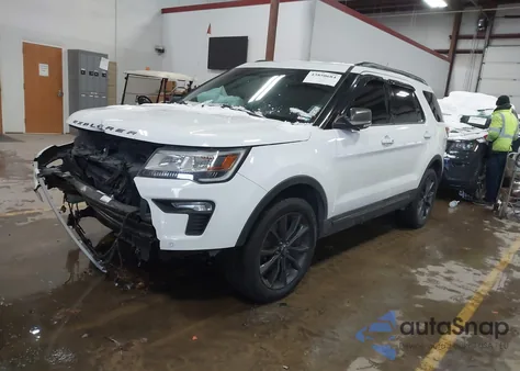 2018 Ford Explorer Xlt from USA, damaged, VIN 1FM5K8D86JGC03901